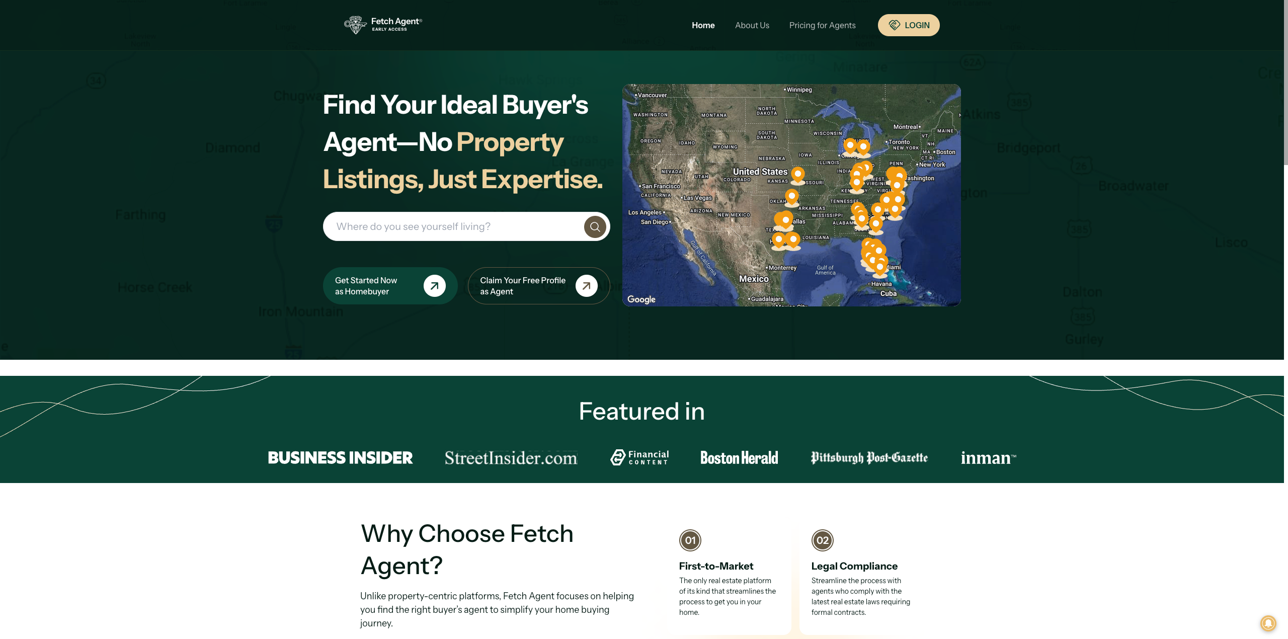 Fetch Agent Real Estate Platform screenshot 2