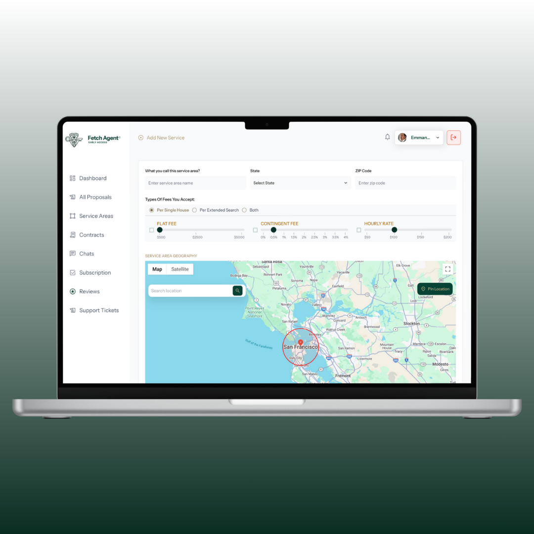 Fetch Agent Real Estate Platform screenshot 1